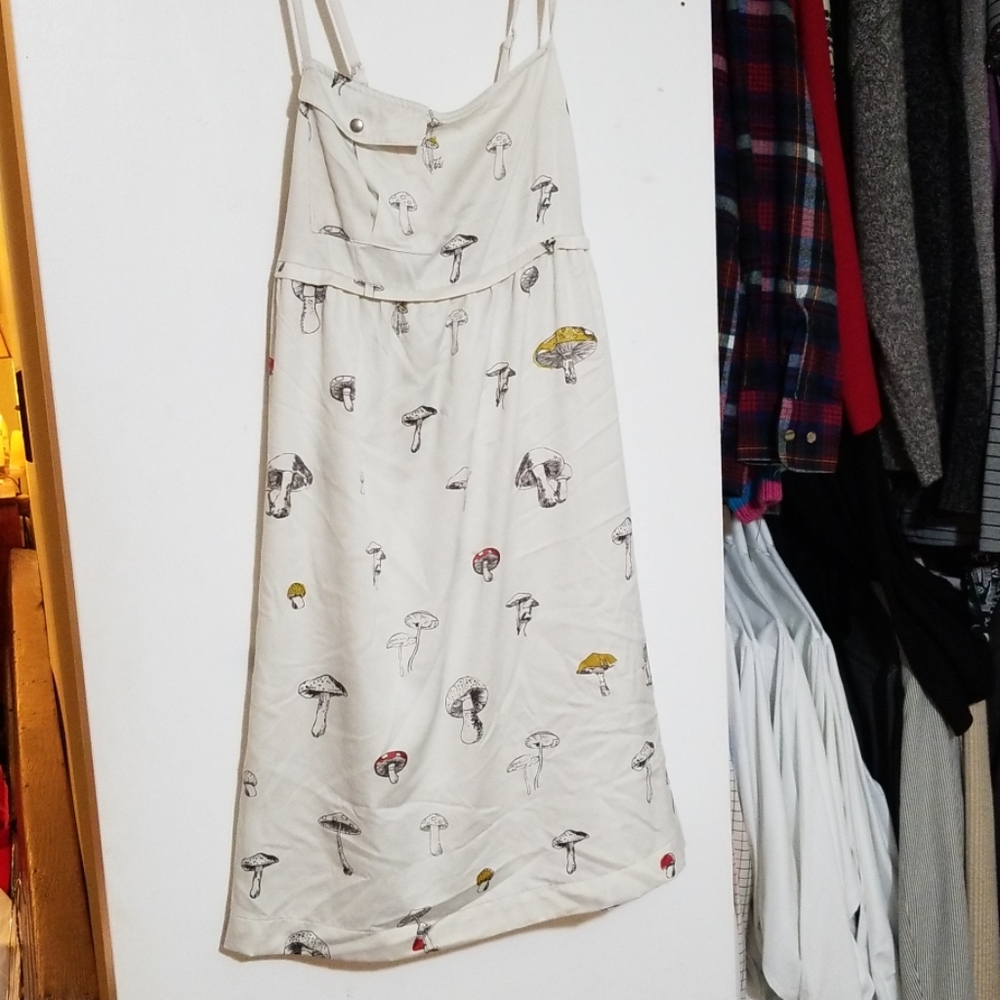 Silky mushroom dress